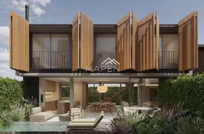 Casa em condomínio fechado com 3 quartos à venda na alameda princesa izabel, --, campina do siqueira, curitiba por r$ 2.870.000