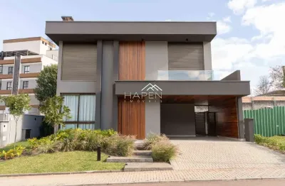 Casa em condomínio fechado com 3 quartos à venda na avenida cândido hartmann, --, santa felicidade, curitiba por r$ 3.998.000