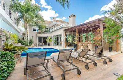 Casa em condomínio fechado com 4 quartos à venda na rua eduardo sprada, --, campo comprido, curitiba por r$ 4.500.000