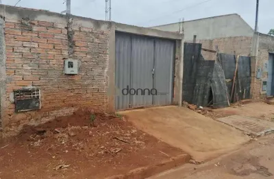 Casa à venda, 2 quartos, 2 vagas, loteamento jardim ipiranga - uberaba/mg