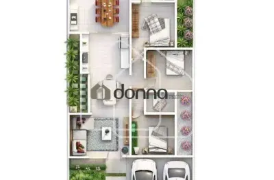 Casa à venda em Uberaba - Parque das Laranjeiras, 3 quartos com Espaço Gourmet