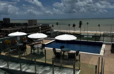 Vendo - apartamento 100% mobiliado e decorado | 02 dormitórios | 50 mts da praia