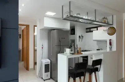 Vendo - apartamento com 02 dormitórios | 01 suíte | 59m² | varanda | 100% mobiliado e equipado | nascente | cabo branco