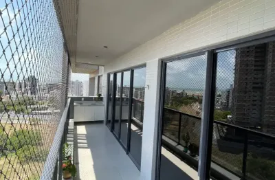 Alugo - apartamento semi mobiliado | 66m² | varanda ampla | vista mar | jd oceania