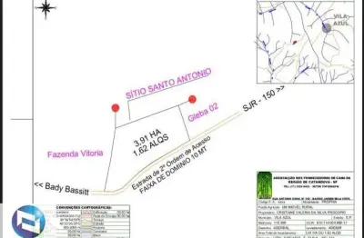 Terreno para venda ou locação em são josé do rio preto-sp - 39.000m² no bairro loteamento auferville