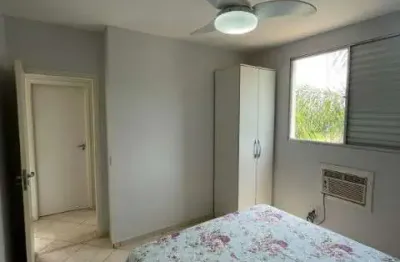 Apartamento para locação mobiliado  em são jose do rio preto, 02 dormitórios 01 com cama de casal e o outro com cama de solteiro e guarda roupas,01 ba