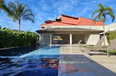 Casa em condomínio fechado em juquehy, são sebastião - mobiliada - 157m²