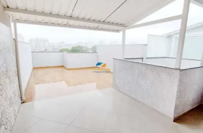 Cobertura com elevador e baixo condomínio na vila floresta, linda vista livre e pronta para morar!