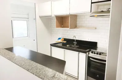 Apartamento vila valparaíso 2 dormitórios, 1 suíte em andar alto com linda vista.