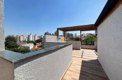 Cobertura nova na vila floresta em santo andré, com elevador, acabamento de 1ª linha e baixo condomínio!