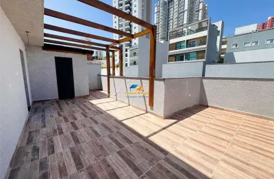 Cobertura nova na vila floresta em santo andré, com elevador, acabamento de 1ª linha e baixo condomínio!