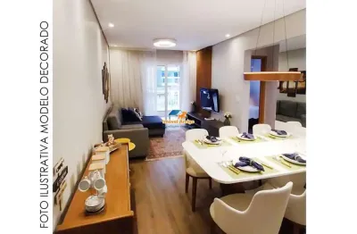 Apartamento em Andar Alto e Sacada Gourmet no Bairro Campestre em Santo André. Novo com Lazer Completo !!!