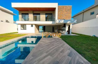 Casa de alto padrão com 4 suítes à venda, condomínio reserva do paratehy - são josé dos campos/sp