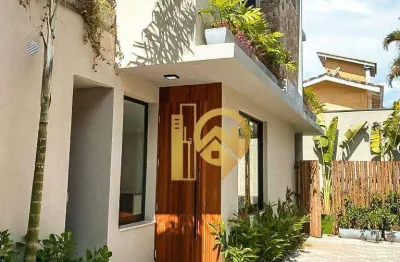 Residencial casa del mar a venda, 2 casas a 300m da praia de juquehy, 4 suítes com varandas - sp