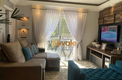 Apartamento com 3 dormitórios à venda, 87 m² - jardim marister - jacareí/sp