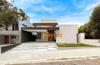 Casa térrea com 150 m² 3 suites à venda no condomínio terras do vale - caçapava/sp