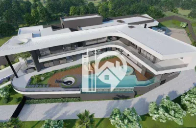 Mansão com 5 suítes à venda, 1007 m²  condomínio reserva do paratehy - são josé dos campos/sp