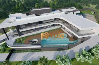 Mansão com 5 suítes à venda, 1007 m²  condomínio reserva do paratehy - são josé dos campos/sp