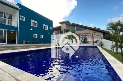 Casa com 5 dormitórios à venda- condomínio lago dourado - jacareí/guararema -sp