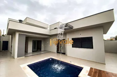 Casa com 3 suites à venda, 163 m² no condomínio terras do vale - caçapava/sp
