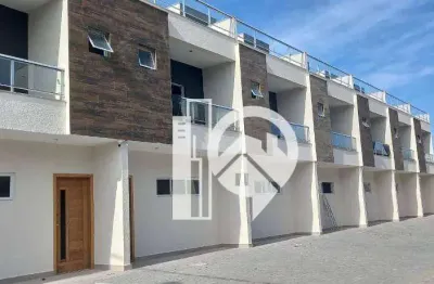 Triplex em condomínio fechado, 138m² - 3 dormitórios - massaguaçu - caraguatatuba/sp
