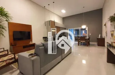 Projeto moderno de casa térrea com pé direto duplo em condomínio residencial - pindamonhangaba/sp