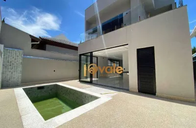 Casa com 3 dormitórios à venda, excelente casa novíssima -280 m² - urbanova - sj dos campos/sp