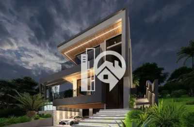 Sobrado com 4 suítes à venda, 590 m² - condomínio residencial alphaville i - são josé dos campos/sp