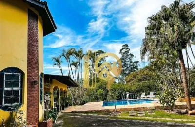 Chácara com 4 dormitórios à venda, 5465 m²  - condomínio lagoinha - jacareí/sp