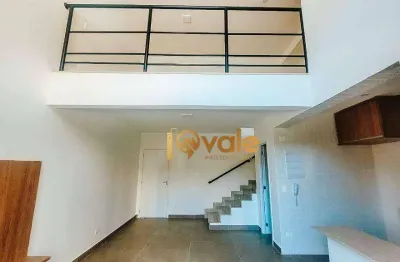 Apartamento duplex com 1 dormitório, 78 m² - venda ou aluguel - jardim aquarius - são josé dos campos/sp