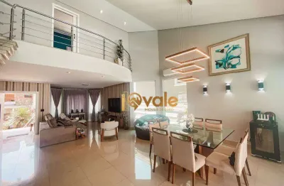 Luxuoso sobrado  com 4 suítes à venda, 400 m² - jardim coleginho - jacareí/sp