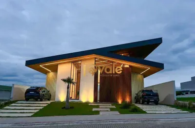 Casa com 4 dormitórios à venda, 288 m²  no  residencial ecopark bourbon - caçapava/sp