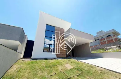 Casa nova com 3 dormitórios à venda, 131 m² - residencial fogaça - jacareí/sp