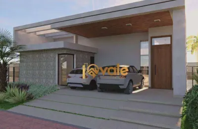 Casa com 3 dormitórios à venda, 250 m² - ecopark bourbon - caçapava/sp