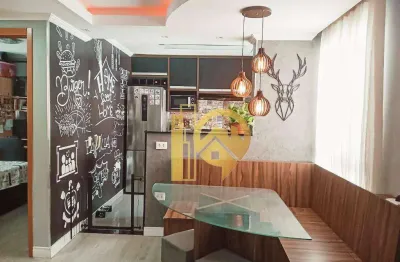 Apartamento com 2 dormitórios à venda, 44 m²  - vila formosa - jacareí/sp