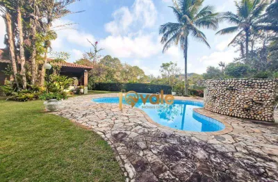 Chácara com 3 dormitórios à venda, 3500 m² - condomínio lagoinha - jacareí/sp