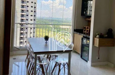 Apartamento com 2 dormitórios à venda, 61 m²- floradas arboville - jacareí/sp