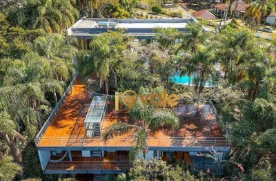 Mansão arquitetura premiada 4 suítes à venda, 1200 m² condomínio fechado em sjcampos/sp