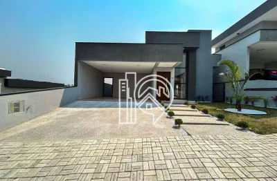 Casa com 3 dormitórios à venda, 190 m² no condominio santa mônica - caçapava/sp