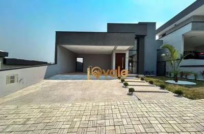 Casa com 3 dormitórios à venda, 190 m² no condominio santa mônica - caçapava/sp