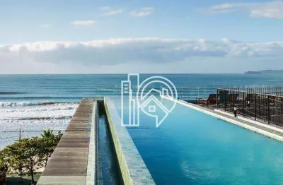 Apartamento com 2 dormitórios à venda, 63 m² frente mar - praia grande - ubatuba/sp
