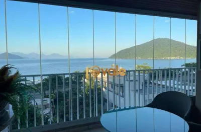 Apartamento com 3 suítes frente mar à venda, 148 m² - itaguá - ubatuba/sp