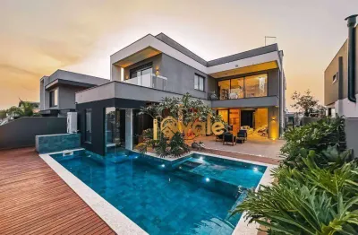 Casa luxuosa 4 dormitórios à venda, 480 m² condomínio alphaville sjcampos sp