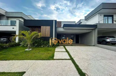 Casa com 3 dormitórios à venda, 163 m² no condomínio terras do vale - caçapava/sp