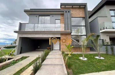 Casa com 3 dormitórios à venda, 230 m² no condomínio terras do vale - caçapava/sp