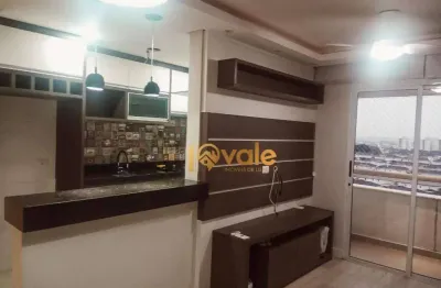 Apartamento com 2 dormitórios para alugar, 67 m² - villa branca - jacareí/sp