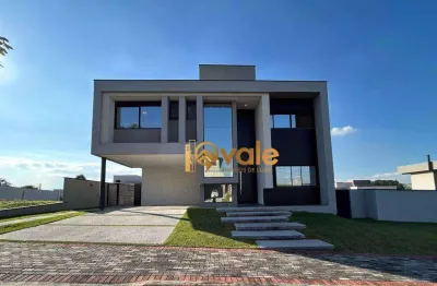 Casa com 4 dormitórios à venda, 298 m² no condomínio residencial ecopark bourbon - caçapava/sp