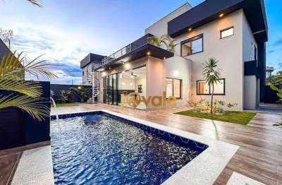 Casa à venda de 4 dormitórios (3 suítes), 388m²- condomínio monaco - sjcampos/sp