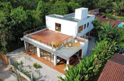 Casa com 4 dormitórios à venda, 273 m² - praia do itamambuca - ubatuba/sp
