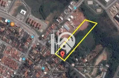 Área à venda, 10143 m² por r$ 395,00 o m² - putim - são josé dos campos/sp